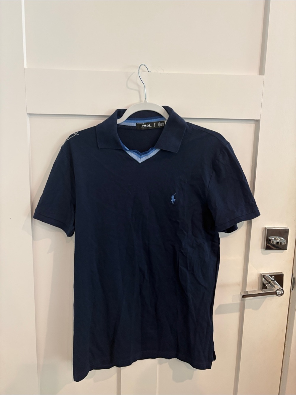 Polo by Ralph Lauren Navy Polo with Light Blue Accents